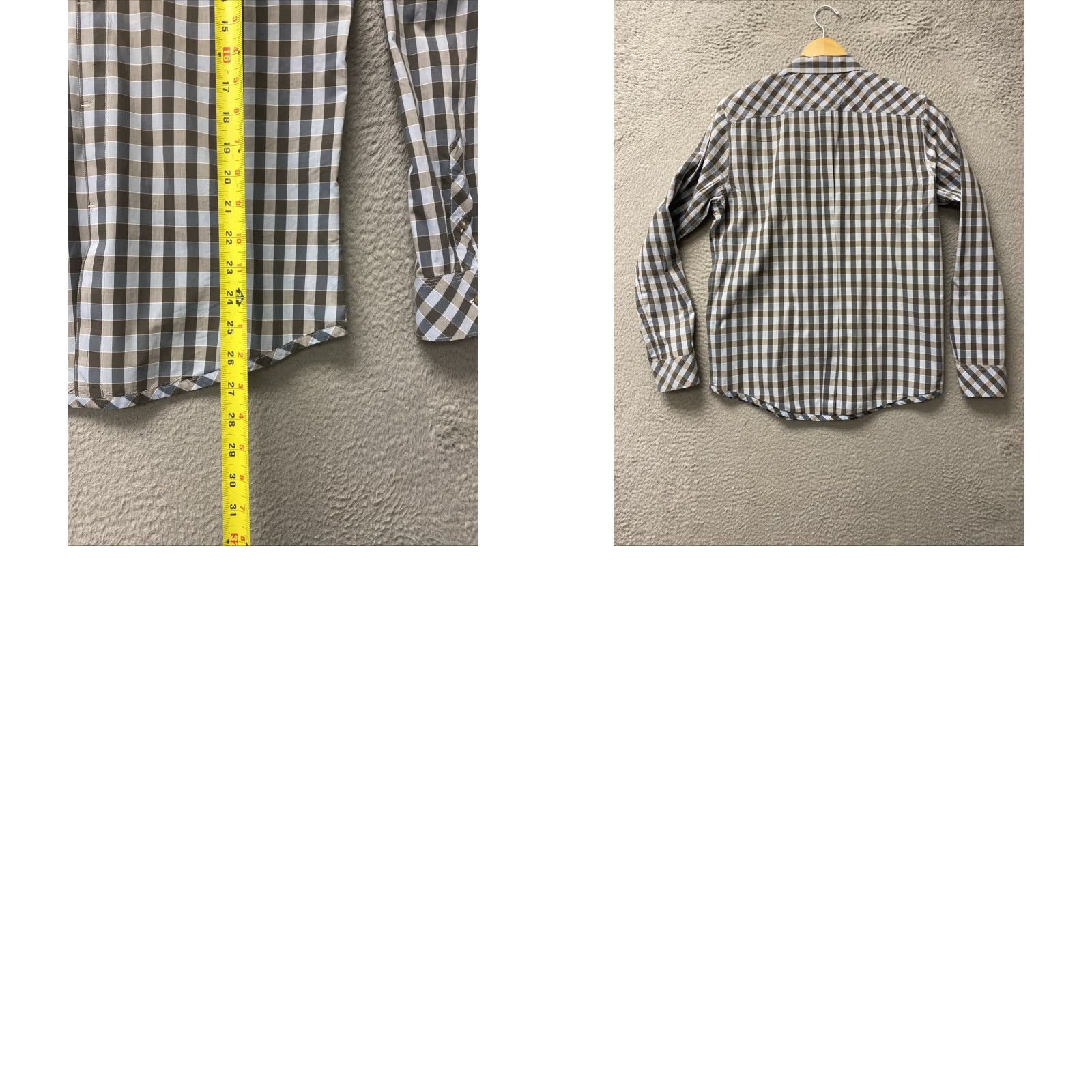 Calvin Klein Calvin Klein Dress Shirt Men’s S Multicolor 100% Cotton Non-Iron Long Sleeve Size 36R - 8 Thumbnail