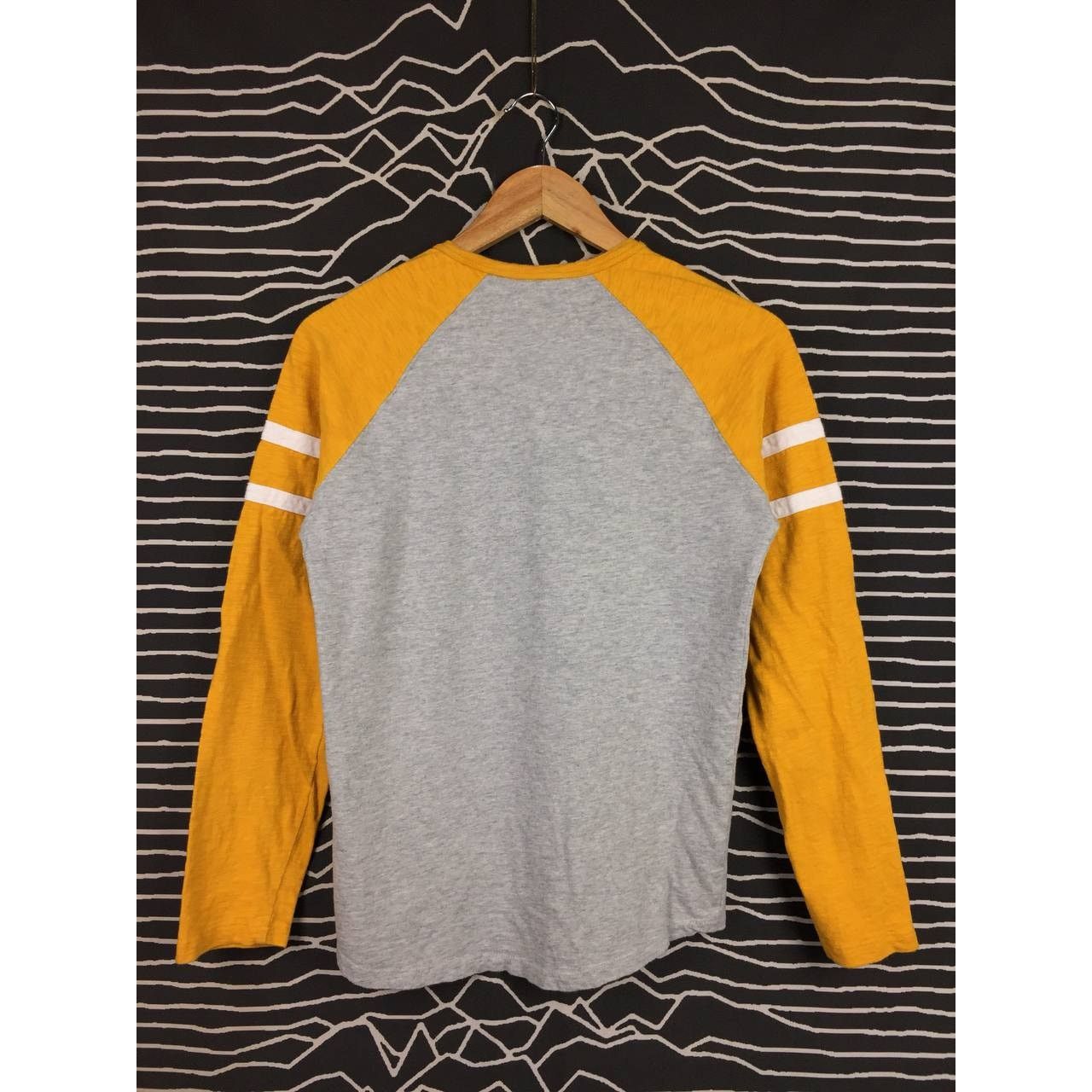 Gap × Vintage GAP Striped Sleeve Henley Neck Longsleeve Tee Youth XXL Size US S / EU 44-46 / 1 - 7 Thumbnail