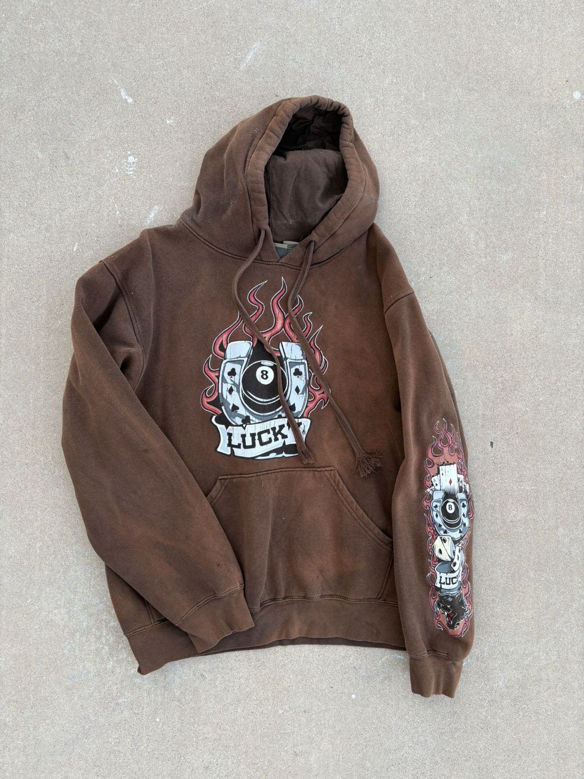 ODM × Vintage 8 ball flames skull odm hoodie Size US M / EU 48-50 / 2 - 1 Thumbnail