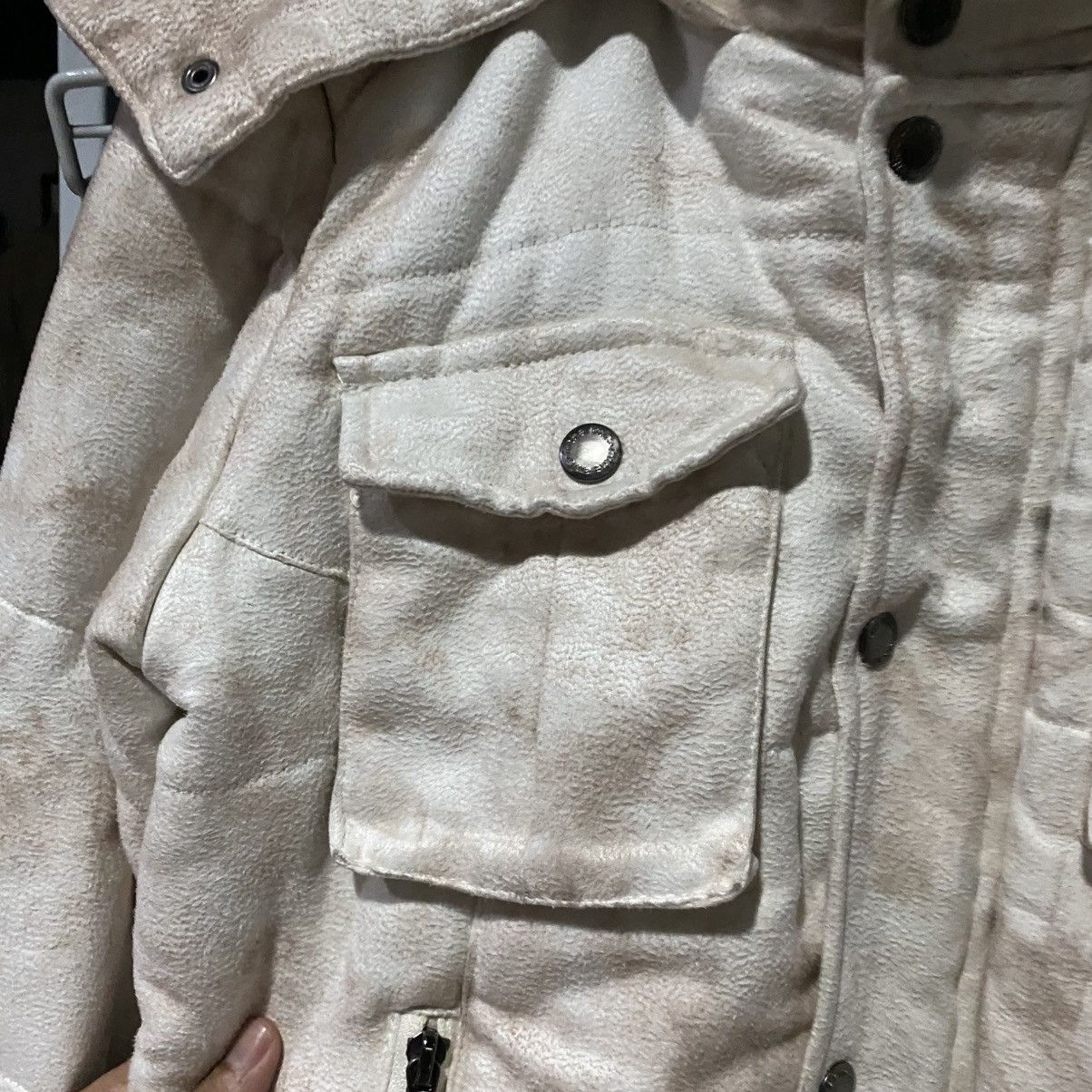 In The Attic Vintage "In The Attic" Dirt Style Fur Puffer Hooded Jacket Size US M / EU 48-50 / 2 - 11 Thumbnail