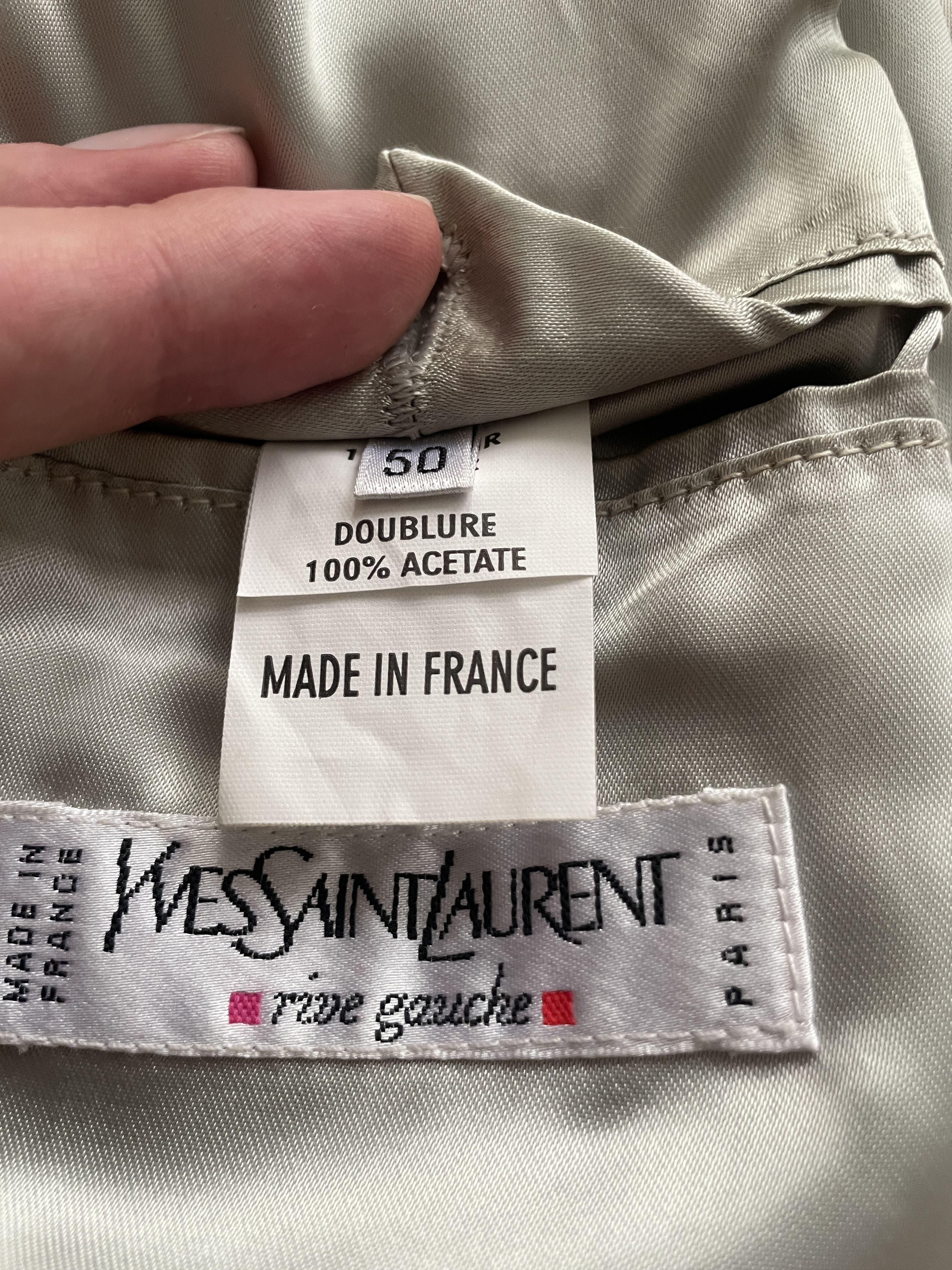 Yves Saint Laurent Rive Gauche SS00 Leather Jacket - Hedi Slimane Size US M / EU 48-50 / 2 - 12 Thumbnail