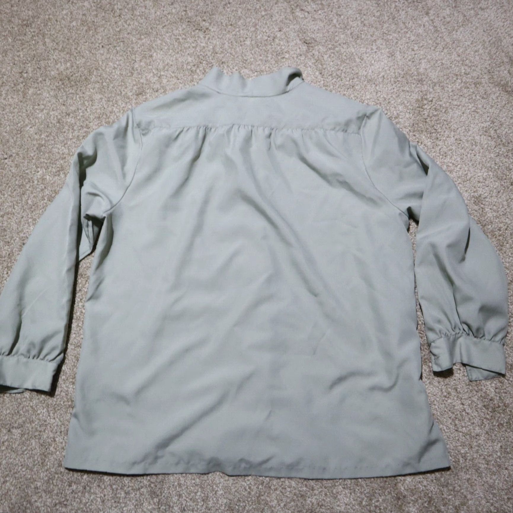 Vintage Ship n shore Blouse Shirt Adult 40 Green Button Down 90s Women's Plus Size XL Size S / US 4 / IT 40 - 8 Thumbnail