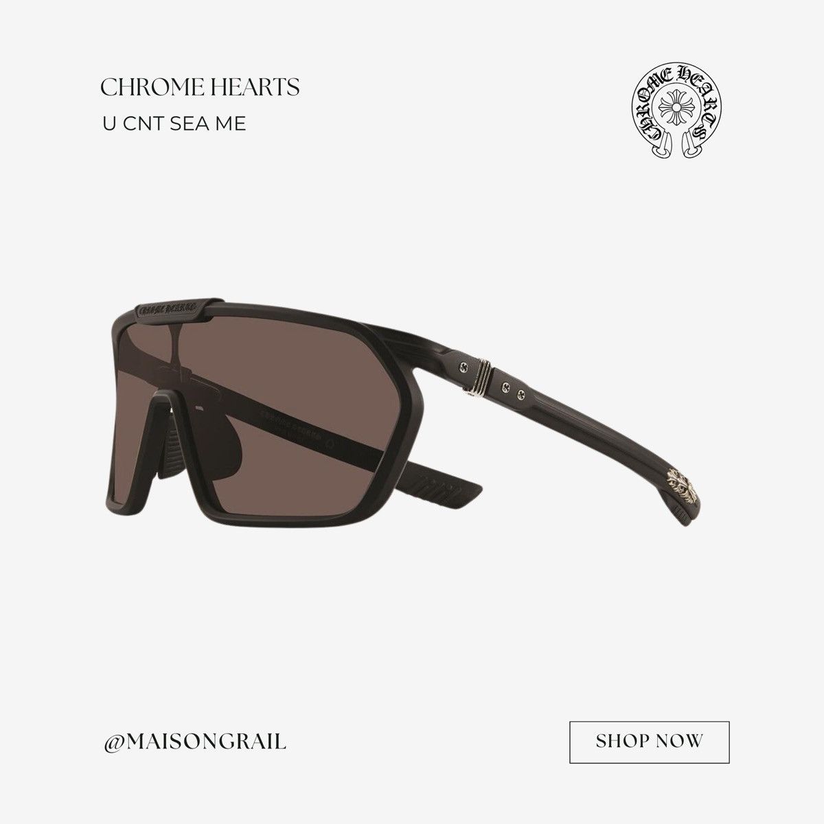 Chrome Hearts CHROME HEARTS U CNT SEA ME SUNGLASSES Size ONE SIZE - 1 Thumbnail
