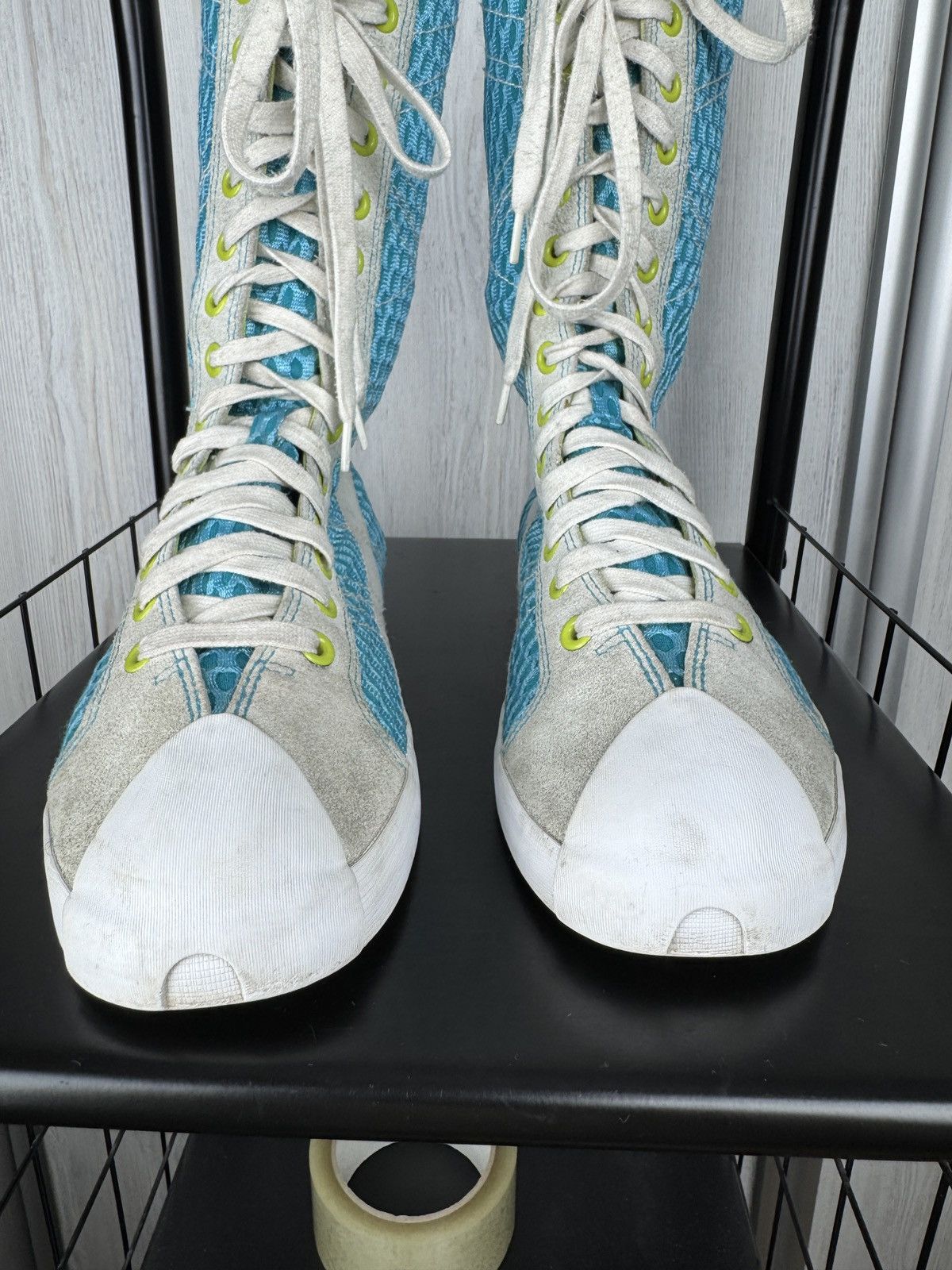 Diesel Vintage y2k Diesel Lace Up Boxing Rare Boots size 7.5/38 Size US 7.5 / IT 37.5 - 7 Thumbnail