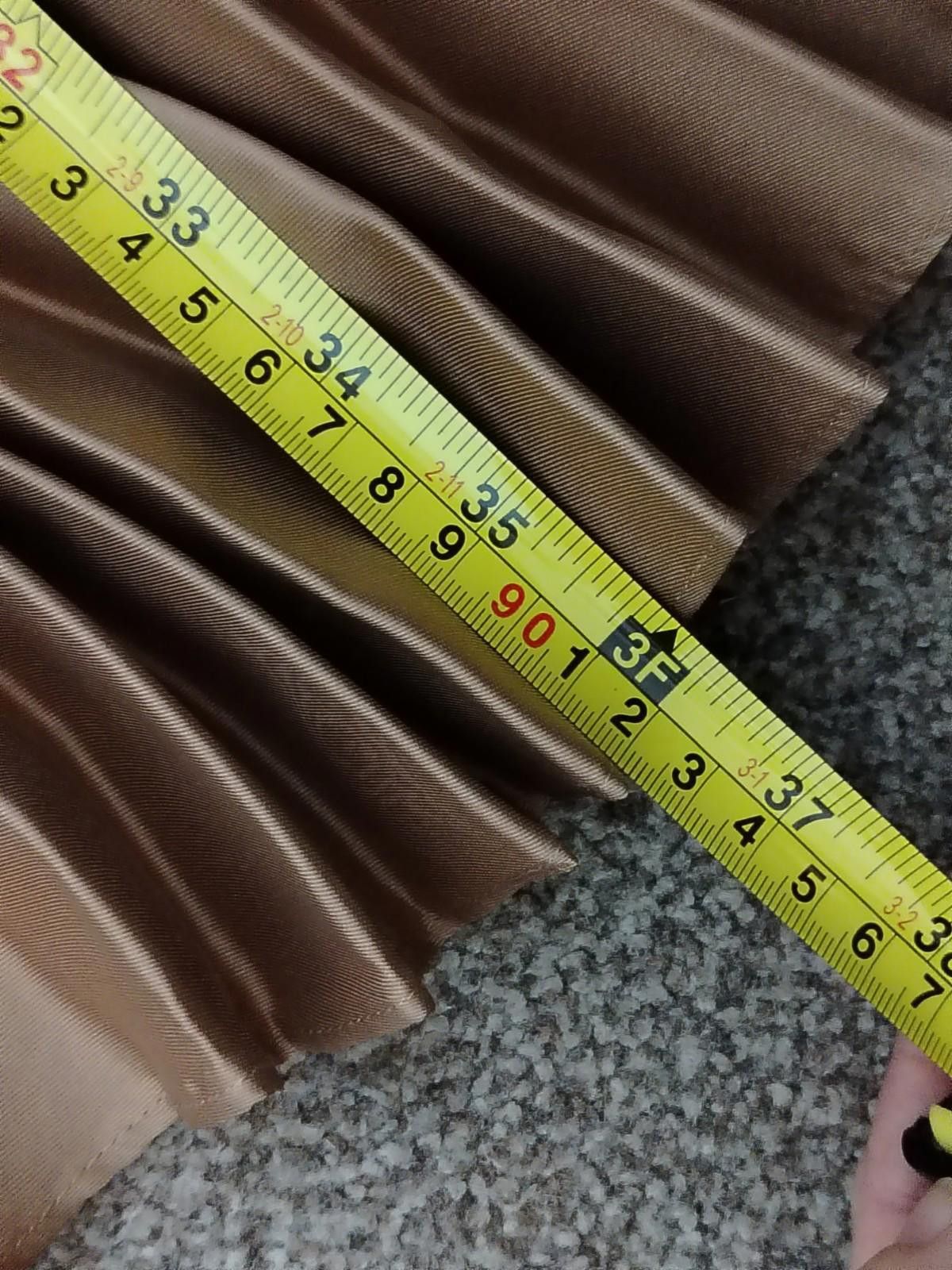 Other HALLHUBER Bronze Gold Pleated Maxi Skirt UK 8 Size 27" / US 4 / IT 40 - 8 Thumbnail