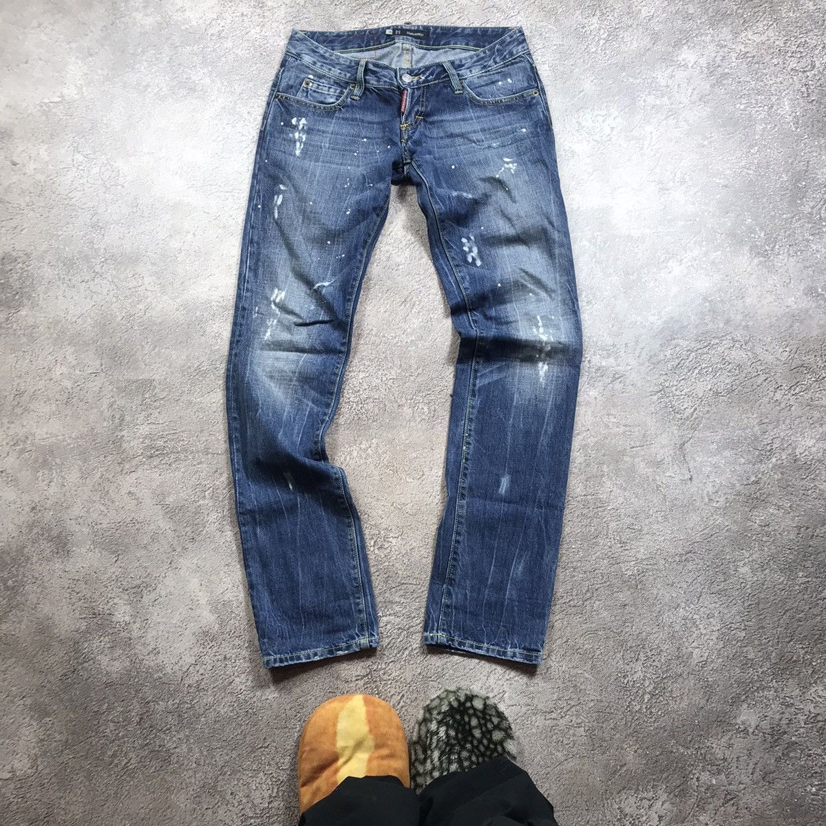 Vintage Vintage Dsquared2 Distressed Flared Jeans Grunge 90s Logo 26 Size US 26 / EU 42 - 2 Thumbnail