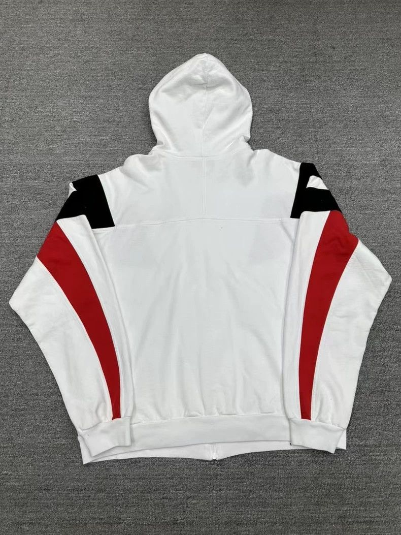 Balenciaga Balenciaga White and red embroidered monogram sweatshirt Size US M / EU 48-50 / 2 - 2 Thumbnail
