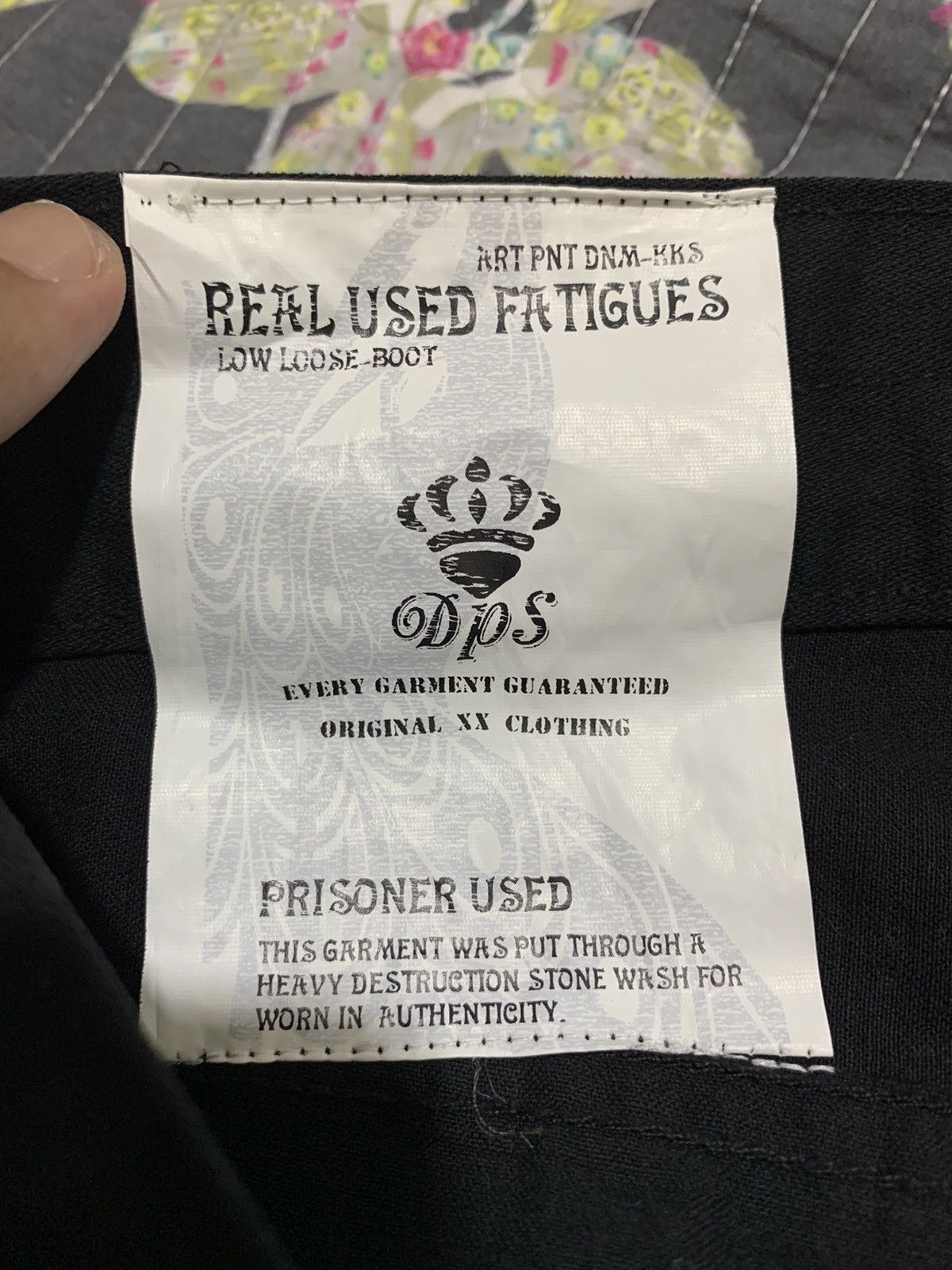 If Six Was Nine Dps Real Used Fatigues Prisoner Used heavy cargos pants Size US 33 - 10 Thumbnail
