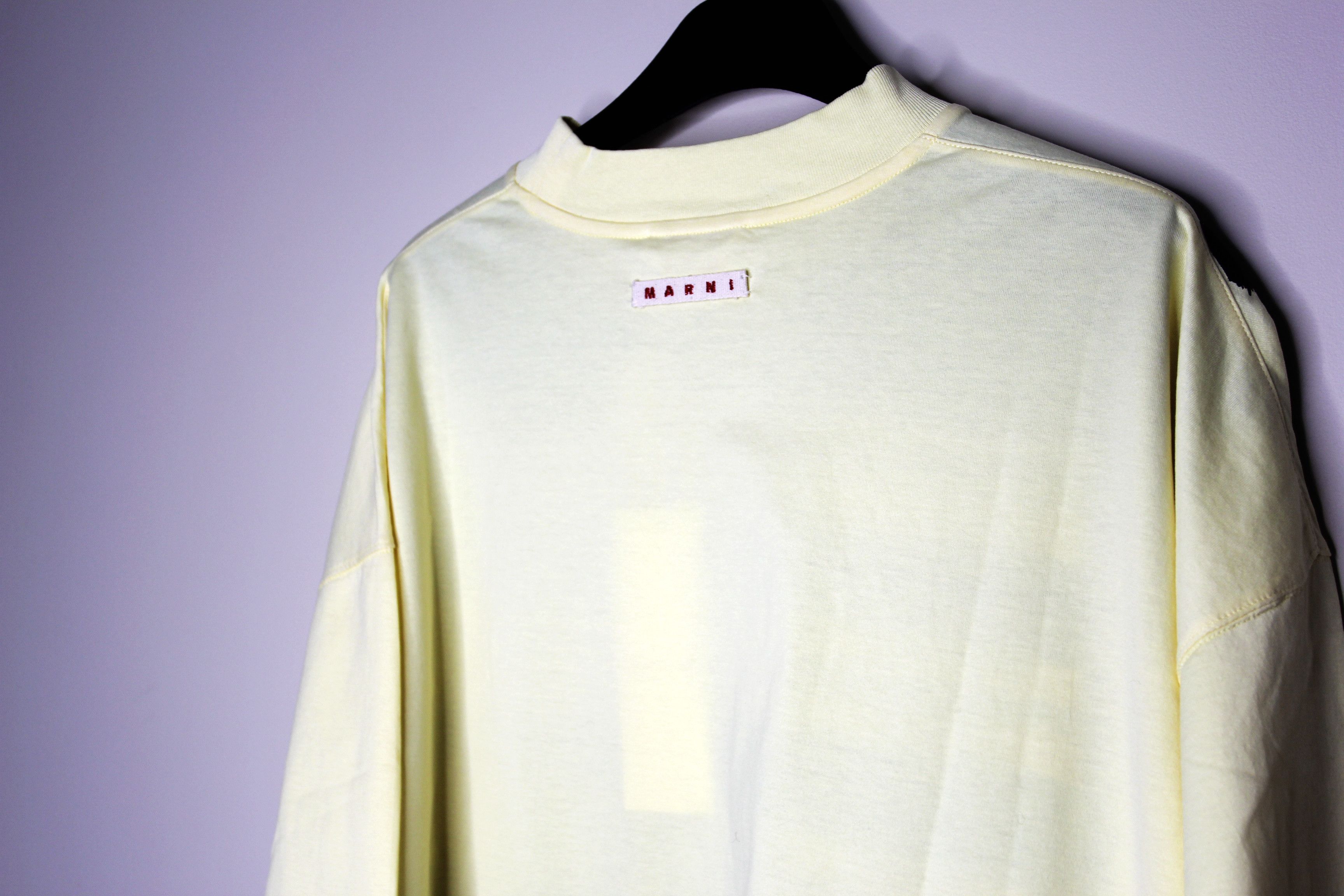 Marni BNWT AW23 MARNI STRIPES ORGANIC COTTON JERSEY TSHIRT 50 Size US M / EU 48-50 / 2 - 6 Thumbnail