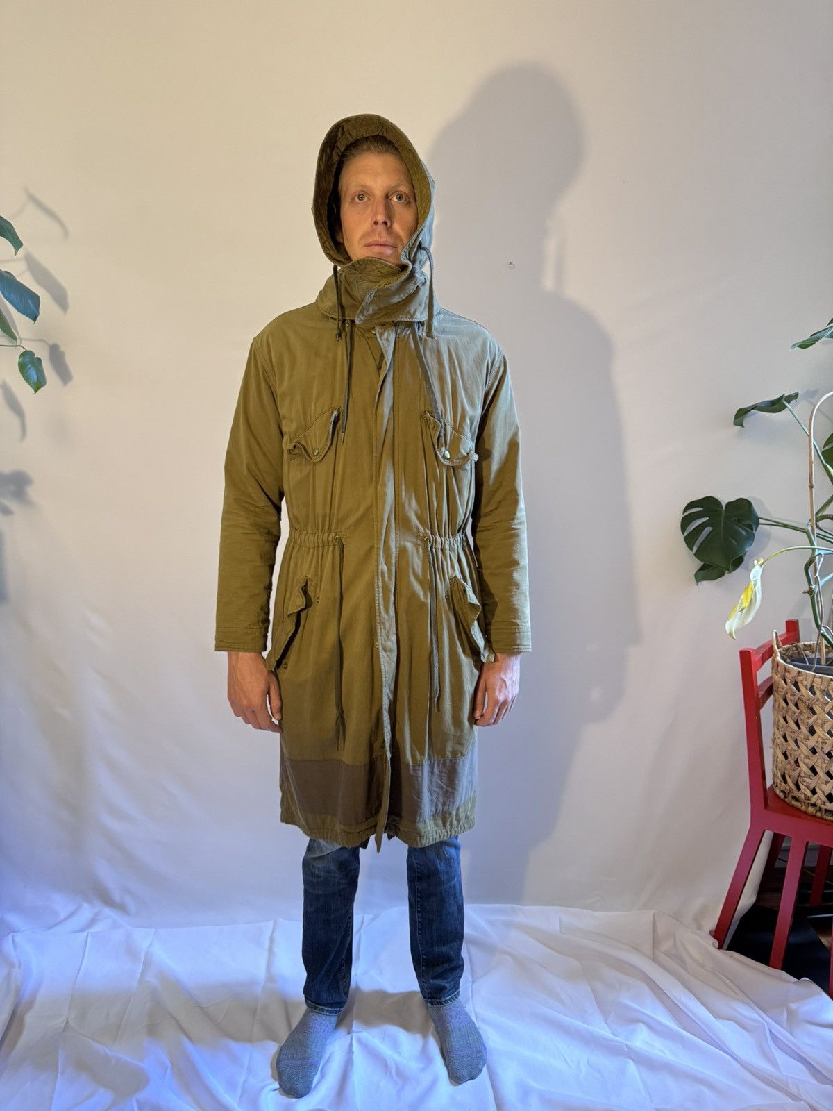Robert Geller FW 2014 Hooded Military Parka removable quilted lining Size US L / EU 52-54 / 3 - 1 Thumbnail