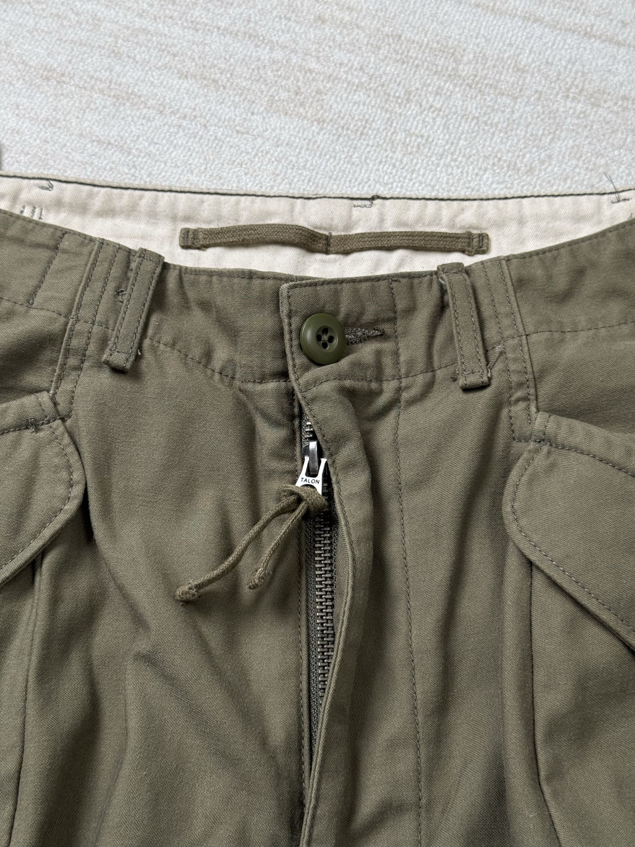 R13 UNWORN* R13 MARK MILITARY CARGO PANTS Vintage Olive Size US 32 / EU 48 - 3 Thumbnail