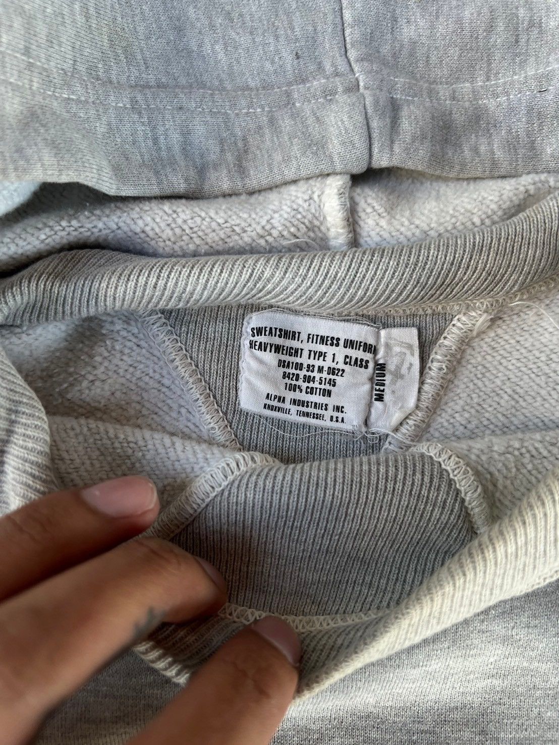 Vintage Thrashed After Hood Sweatshirt Size US S / EU 44-46 / 1 - 5 Thumbnail