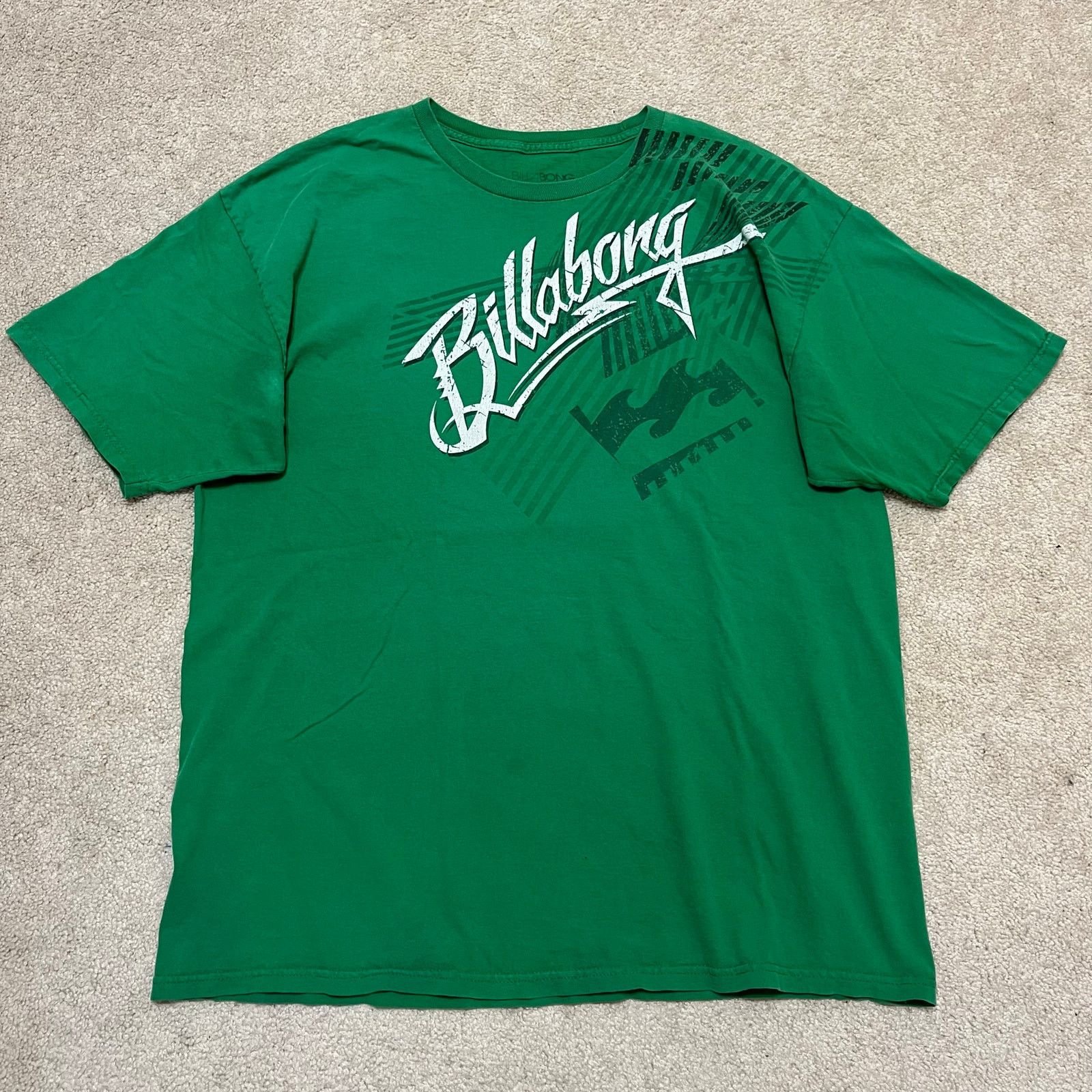 Billabong Y2K Billabong Green Surf Graphic Logo T-Shirt Large Size US L / EU 52-54 / 3 - 1 Thumbnail