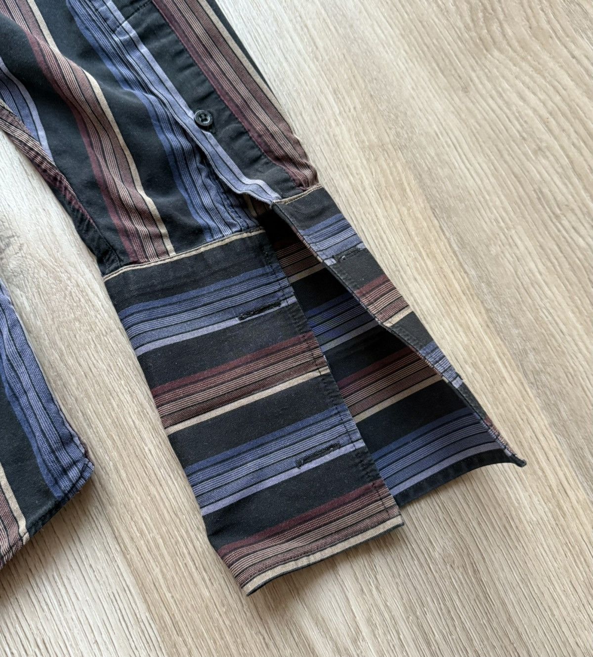 Yves Saint Laurent Vintage YSL Yves Saint Laurent Striped Button Up Shirt Size US L / EU 52-54 / 3 - 11 Thumbnail