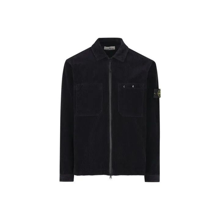 Stone Island Stone Island Navy Blue Corduroy Jacket Size US L / EU 52-54 / 3 - 1 Thumbnail