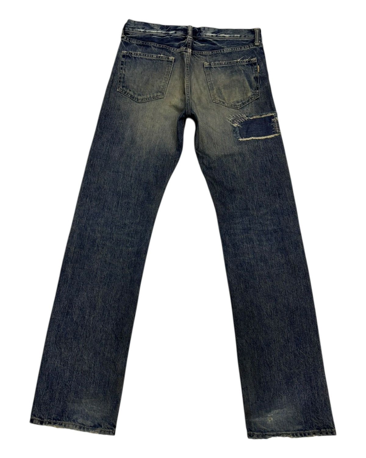 Japanese Brand × Number (N)ine Vintage Boro Patchwork Jeans OMNIGOD Denim Kapital Design Size US 30 / EU 46 - 2 Thumbnail