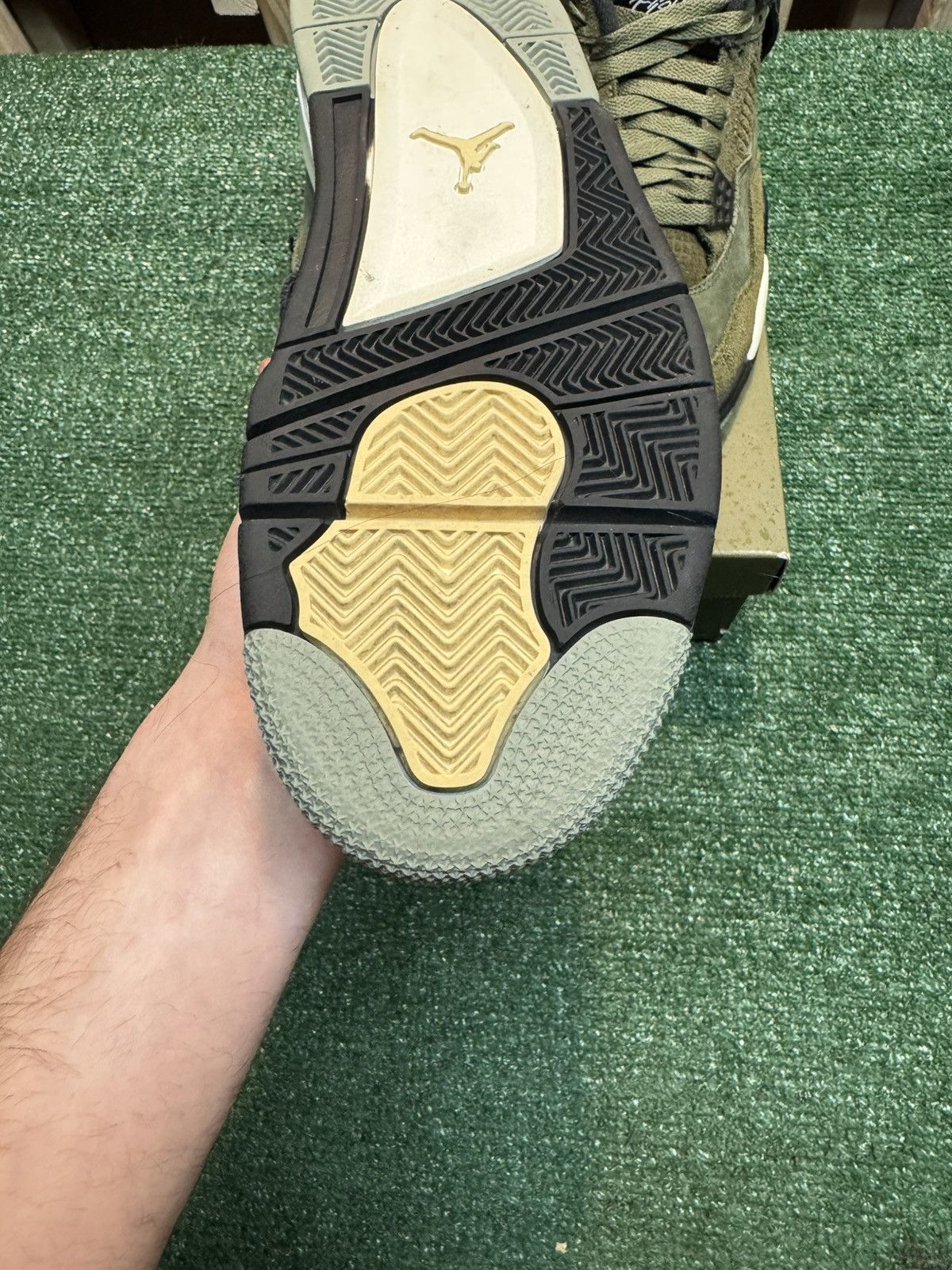 Jordan Brand Jordan Retro 4 Olive Green Size 9 Size US 9 / EU 42 - 6 Thumbnail