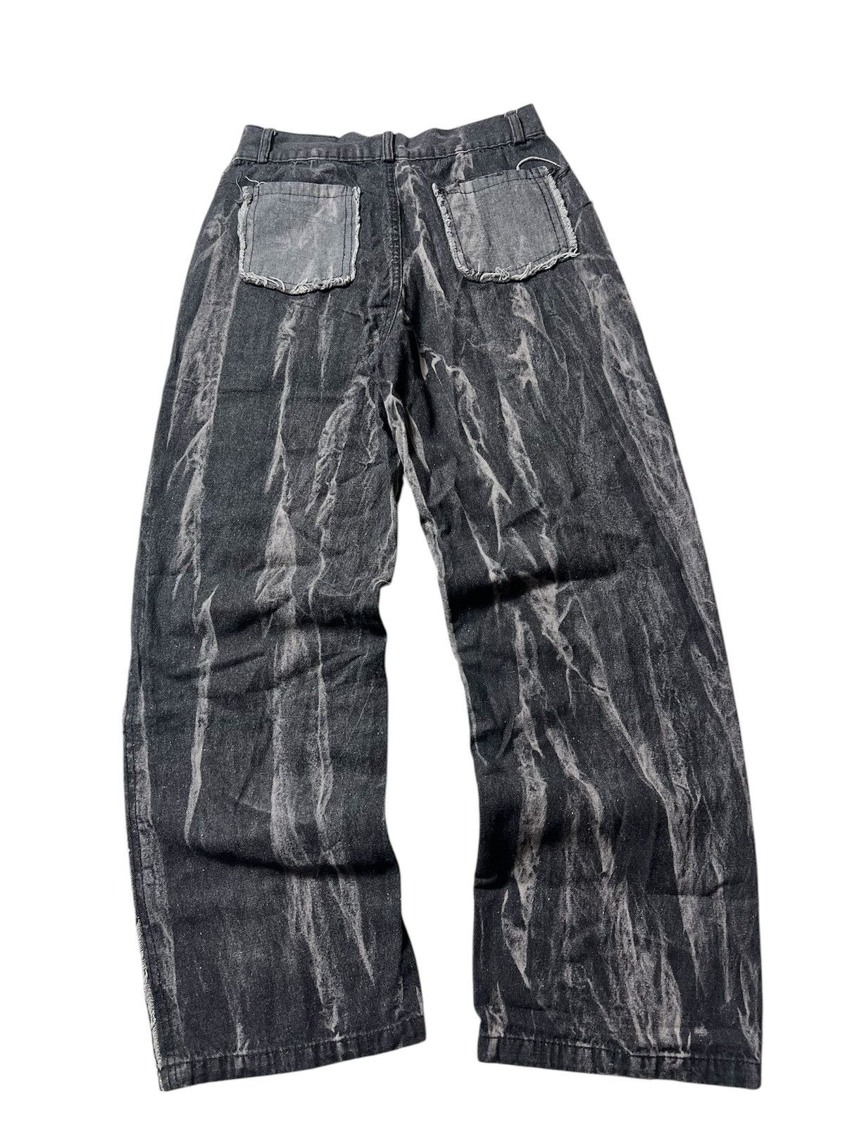 Japanese Brand 2000s Crazy Msche Flared Gothic Vkeii Grunge Style Pants Size US 30 / EU 46 - 7 Thumbnail
