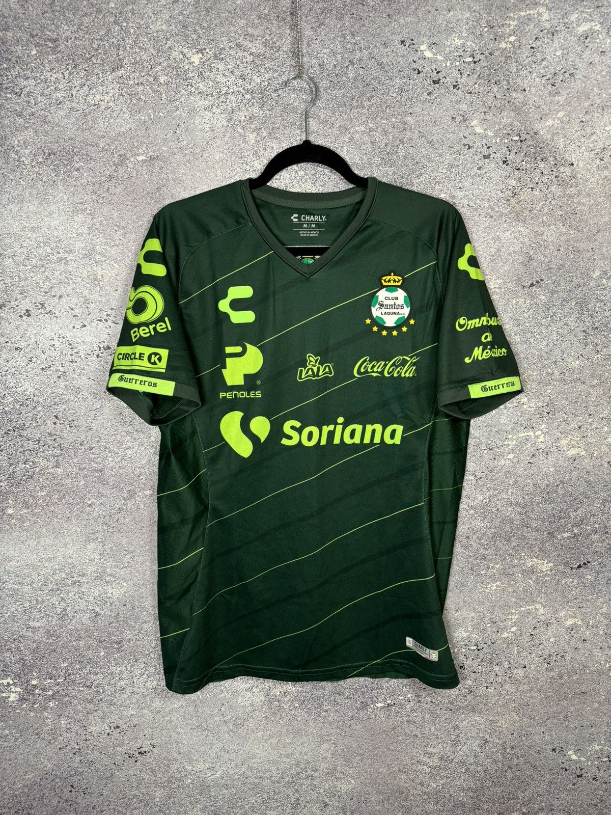 Vintage Vintage Santos Laguna 2019/20 Charly Soccer Jersey Medium Size US M / EU 48-50 / 2 - 1 Thumbnail