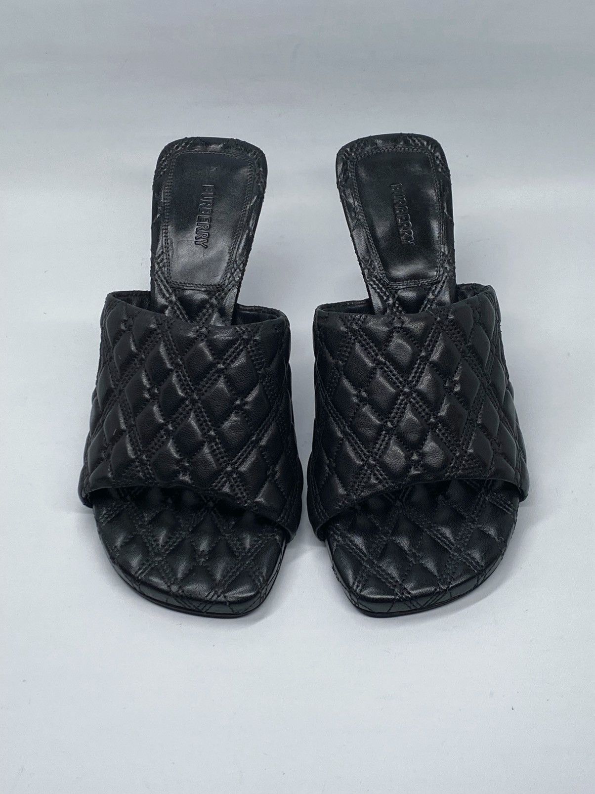 Burberry Burberry Quilted Leather Mules size 37 Size US 7 / IT 37 - 4 Thumbnail