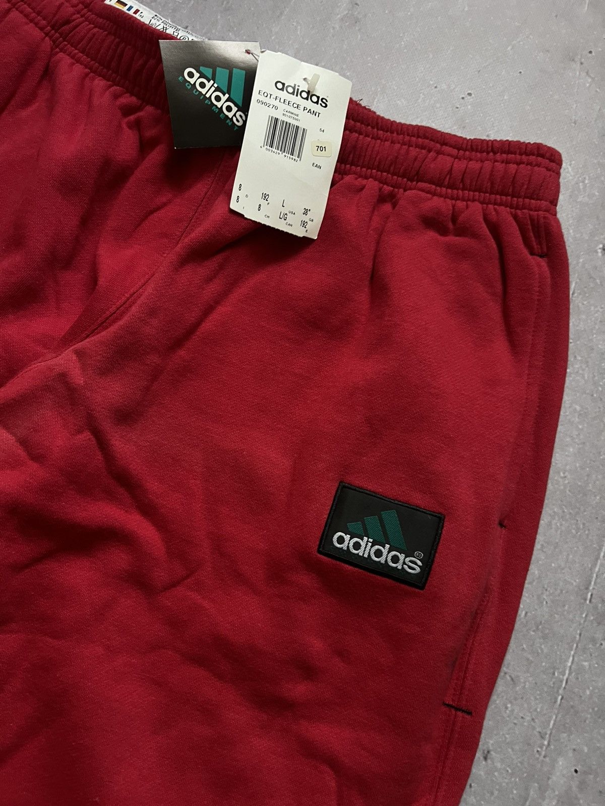 Adidas Adidas Equipment Sweat Pants L Joggers Vintage 90's Size US 36 / EU 52 - 3 Thumbnail