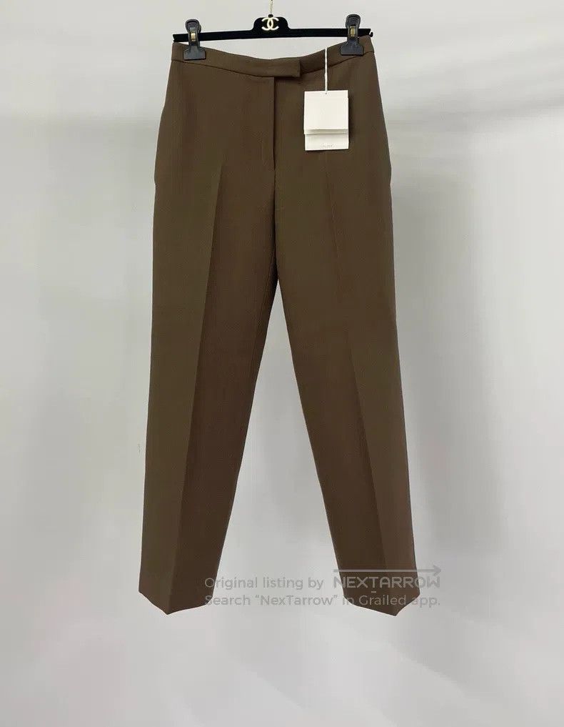 The Row The Row size 2 Brown straight-leg trousers slacks trousers Size 24" / US 00 / IT 34 - 1 Thumbnail