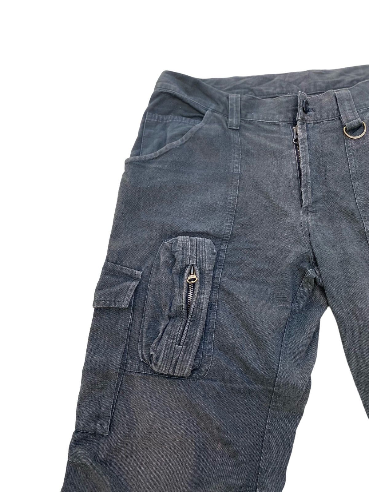 Japanese Brand Vtg 90s 291295 HOMME japan designer 3D cargo pocket pant Size US 30 / EU 46 - 3 Thumbnail