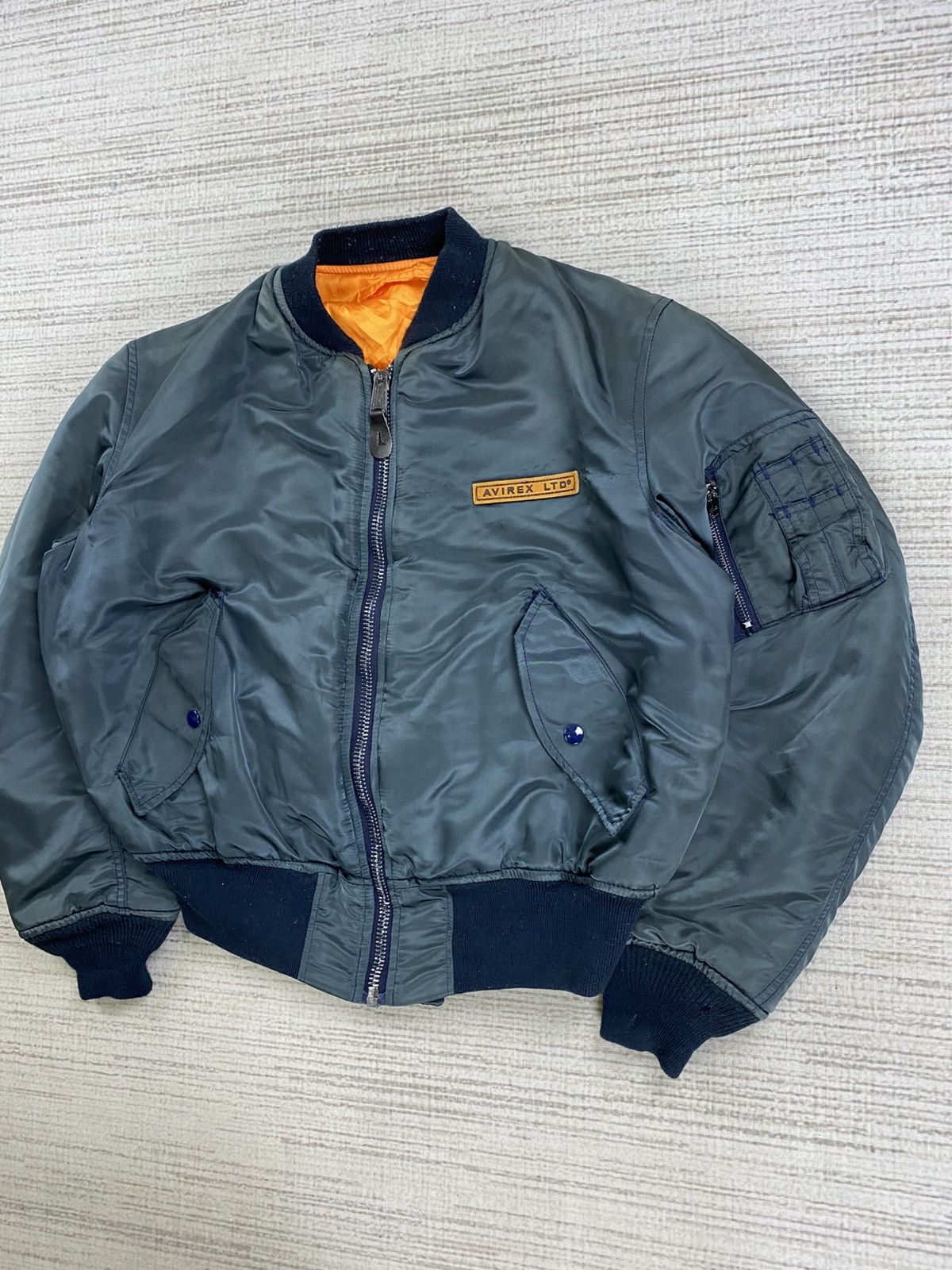 Avirex Vintage AVIREX USA Big Spellout Embroidery Bomber Jacket Size US M / EU 48-50 / 2 - 4 Thumbnail