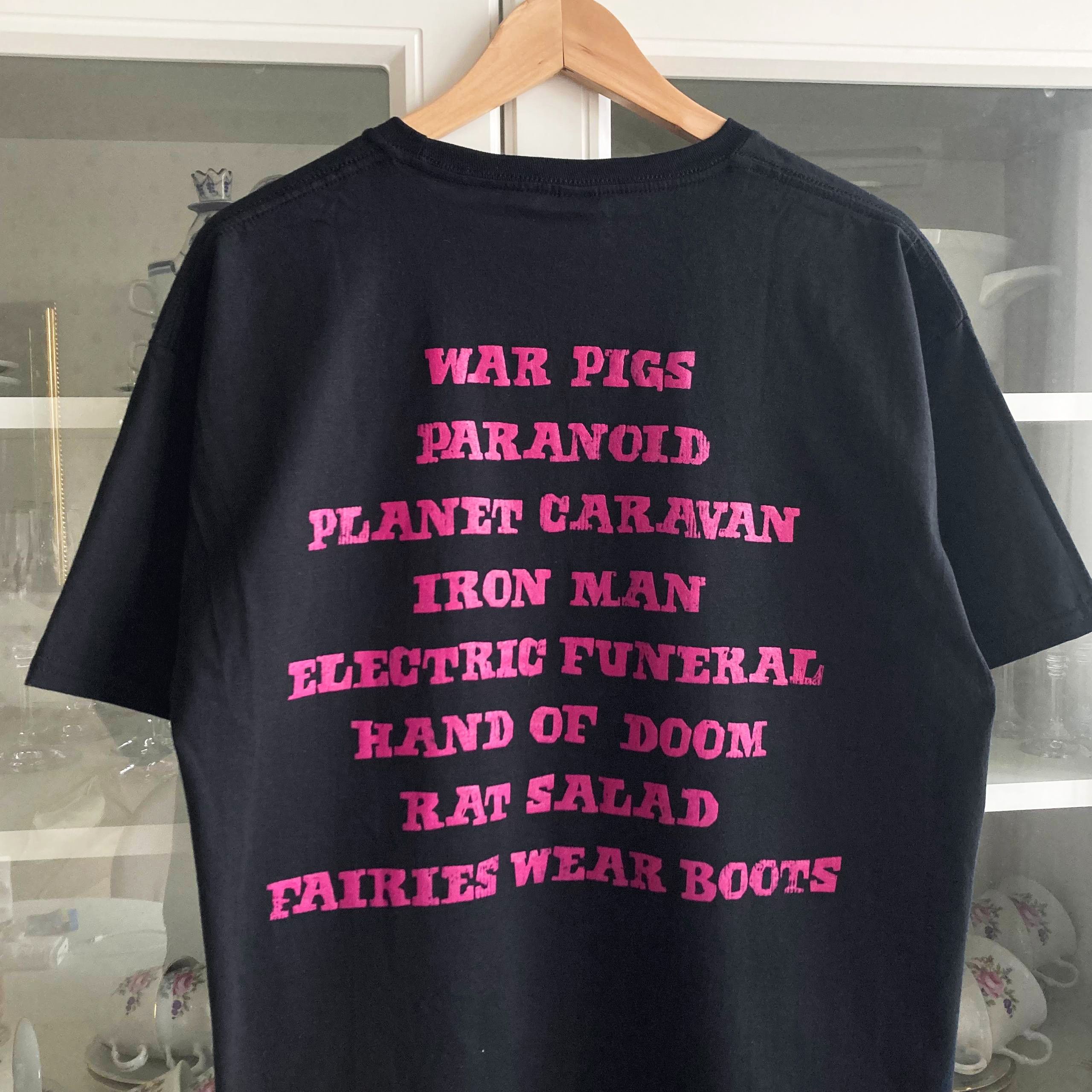 Band Tees T-shirt Black Sabbath - Paranoid - rock metal Size US L / EU 52-54 / 3 - 6 Thumbnail