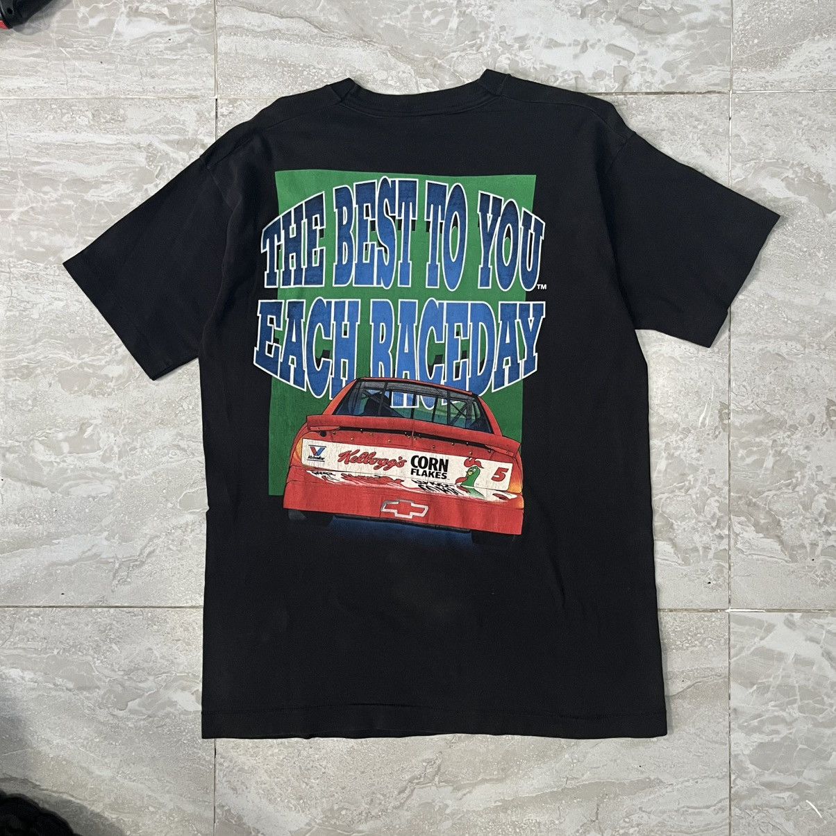 NASCAR Vintage 94 NASCAR Terry Labonte Corn Flakes Racing T-shirt Size US L / EU 52-54 / 3 - 2 Thumbnail