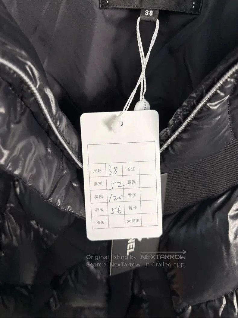 Chanel Chanel Black Quilted Down Jacket . Size M / US 6-8 / IT 42-44 - 4 Thumbnail