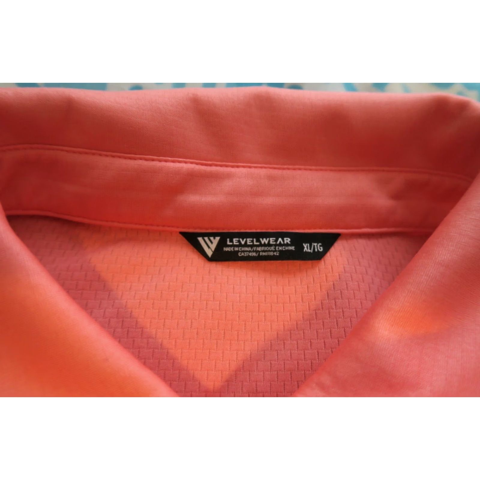 Vintage Levelwear PGA Tour Championship Polo XL Orange Golf Polo, Short Sleeve, 100% Polyester, Embroidered Logos Mens Size US XL / EU 56 / 4 - 5 Thumbnail