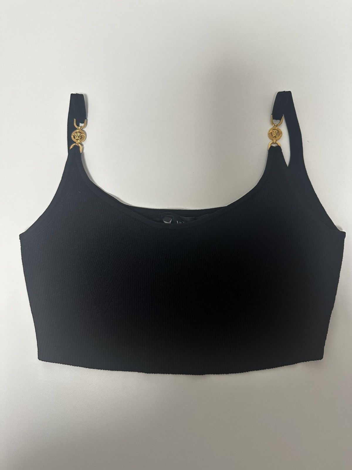 Versace Versace Black Knitted Top Size S / US 4 / IT 40 - 1 Thumbnail