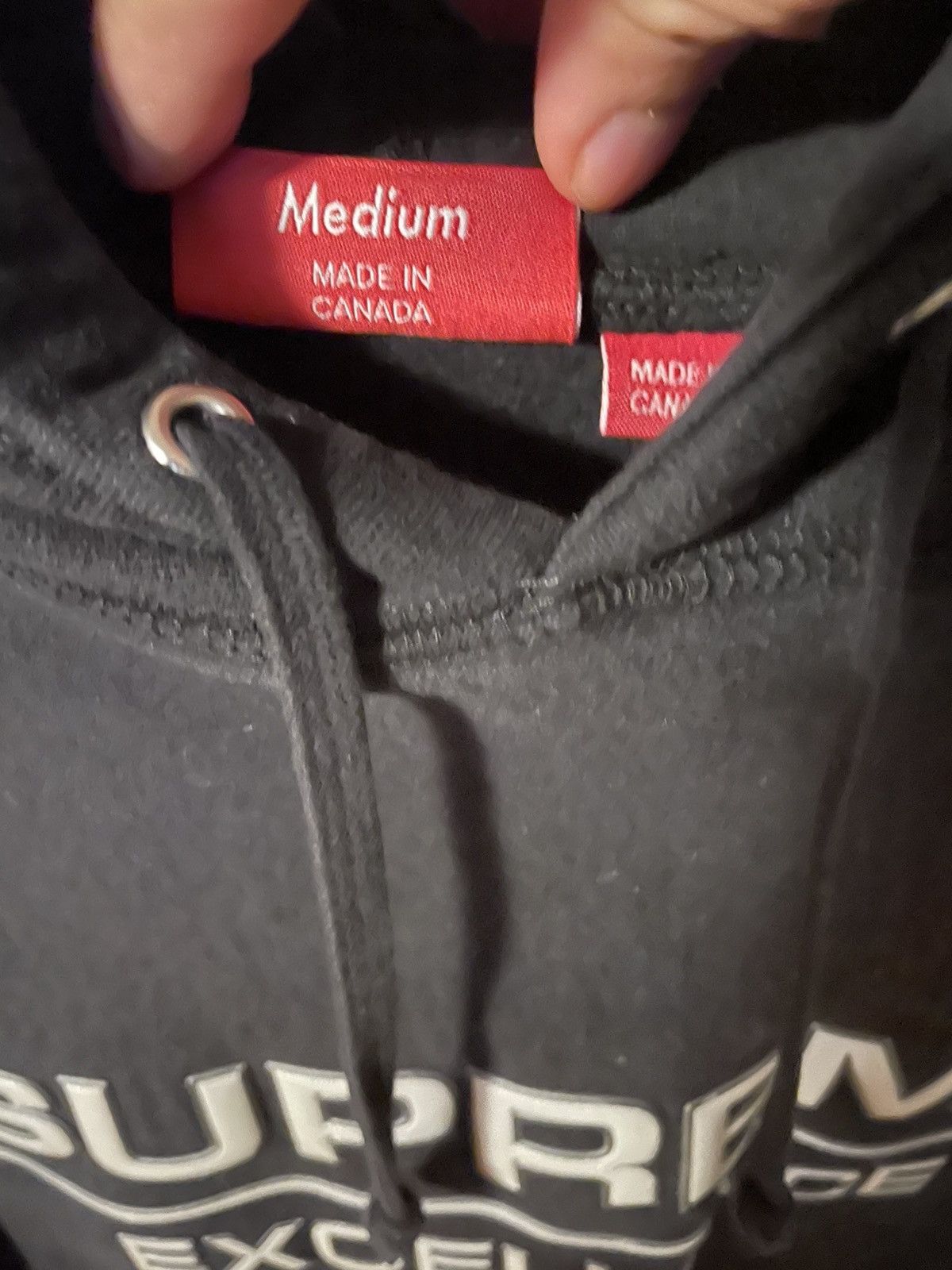 Supreme Supreme Reflective Excellence Hooded Sweatshirt Size US M / EU 48-50 / 2 - 4 Thumbnail