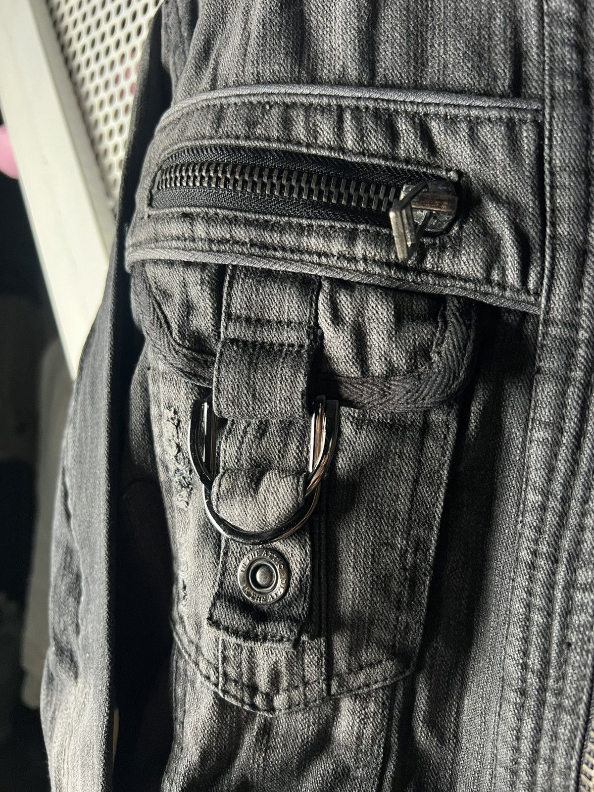 If Six Was Nine In The Attic Bondage Biker Denim Jacket Vkei Lgb style Size US L / EU 52-54 / 3 - 5 Thumbnail