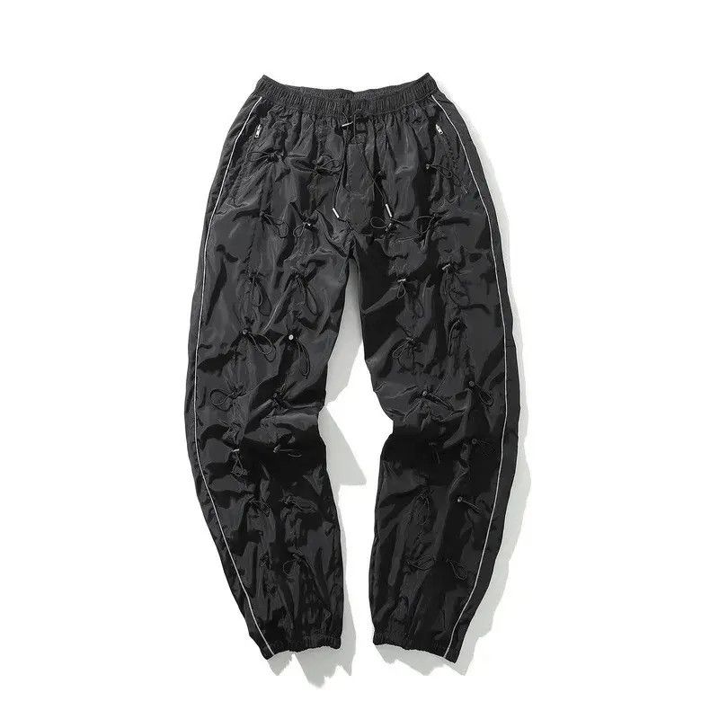 Japanese Brand Bungee Cord Black Pants Sweatpants Joggers Size US 32 / EU 48 - 5 Thumbnail