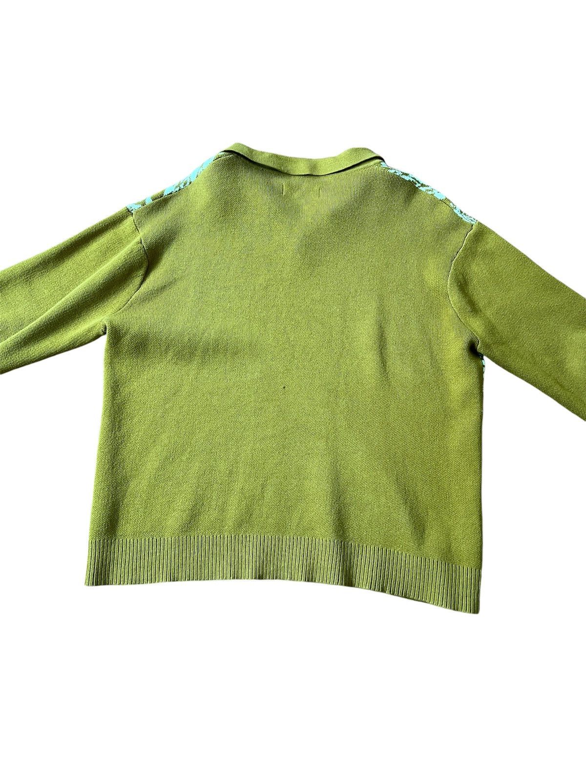 Fucking Awesome Fancy Knit Polo Sweater Size US L / EU 52-54 / 3 - 3 Thumbnail