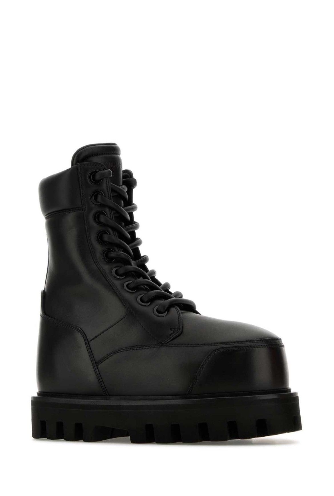 Alexander McQueen Black Leather Ankle Boots Size US 8 / IT 38 - 6 Thumbnail