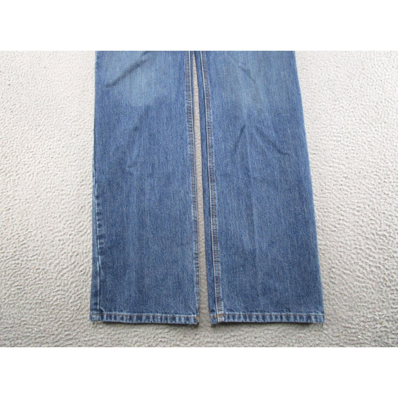 Denime Cinch Jeans Mens 35x38 Blue Medium Wash Straight Leg Stretch Denim Western Size US 35 - 2 Thumbnail