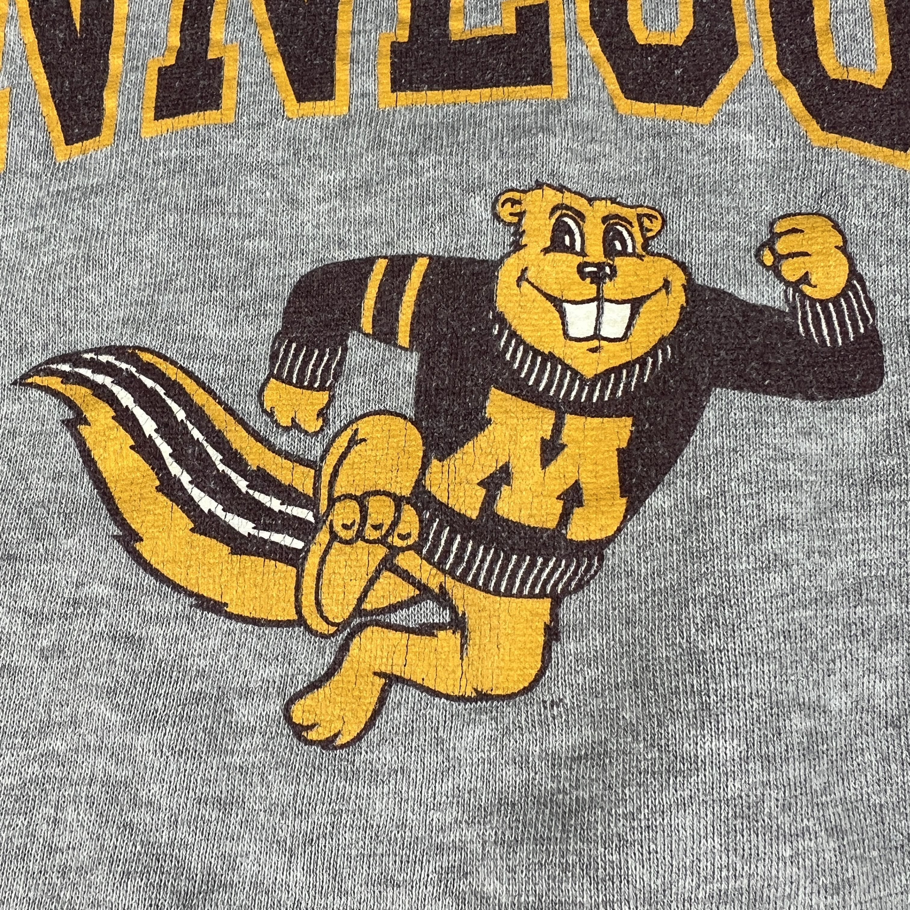 NCAA × Vintage Y2K Minnesota Golden Gophers Sweatshirt Faded Logo Hoodie Size US L / EU 52-54 / 3 - 7 Thumbnail