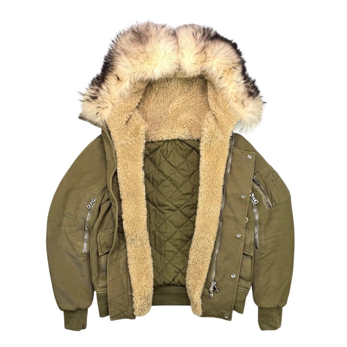 Balmain BALMAIN FW11 RACCOON FUR COAT Size US M / EU 48-50 / 2 - 3 Thumbnail