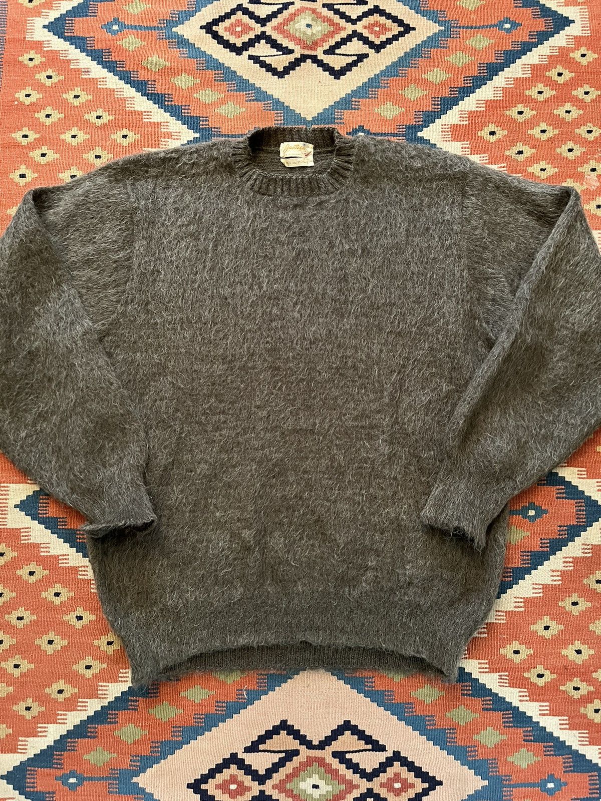 Vintage Vintage 60’s Mohair kurt cobain Crewneck RARE CRAZY Size US L / EU 52-54 / 3 - 1 Thumbnail