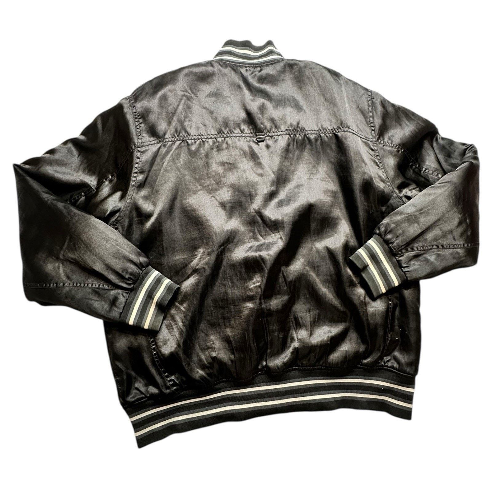 Rocawear Vintage Rare 2000’s Y2K Rocawear Bomber Satin Jacket 2XL Size US XXL / EU 58 / 5 - 2 Thumbnail