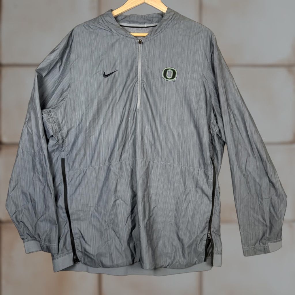 Nike Nike Jacket Windbreaker Nike Oregon Duck 1/4 Zip Pullover XL Men Gray Size US XL / EU 56 / 4 - 1 Thumbnail