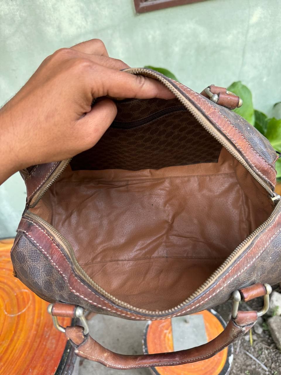 Celine × Vintage Vintage Celine Spedy Duffle Bag Size ONE SIZE - 4 Thumbnail