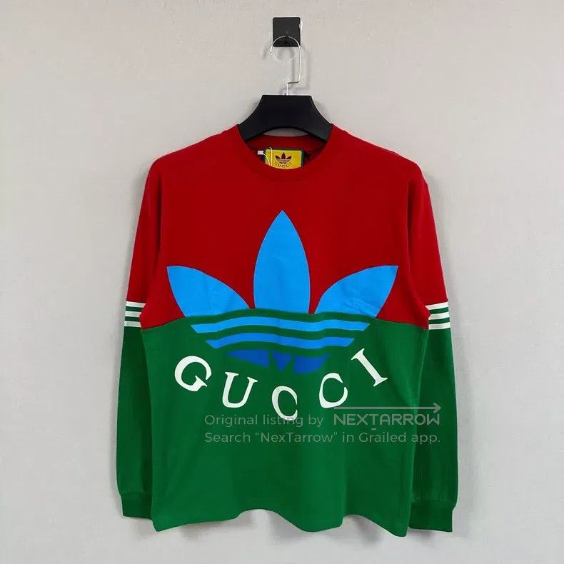 Gucci Gucci Co-branded colour-blocked long-sleeved sweatshirt Size US M / EU 48-50 / 2 - 1 Thumbnail
