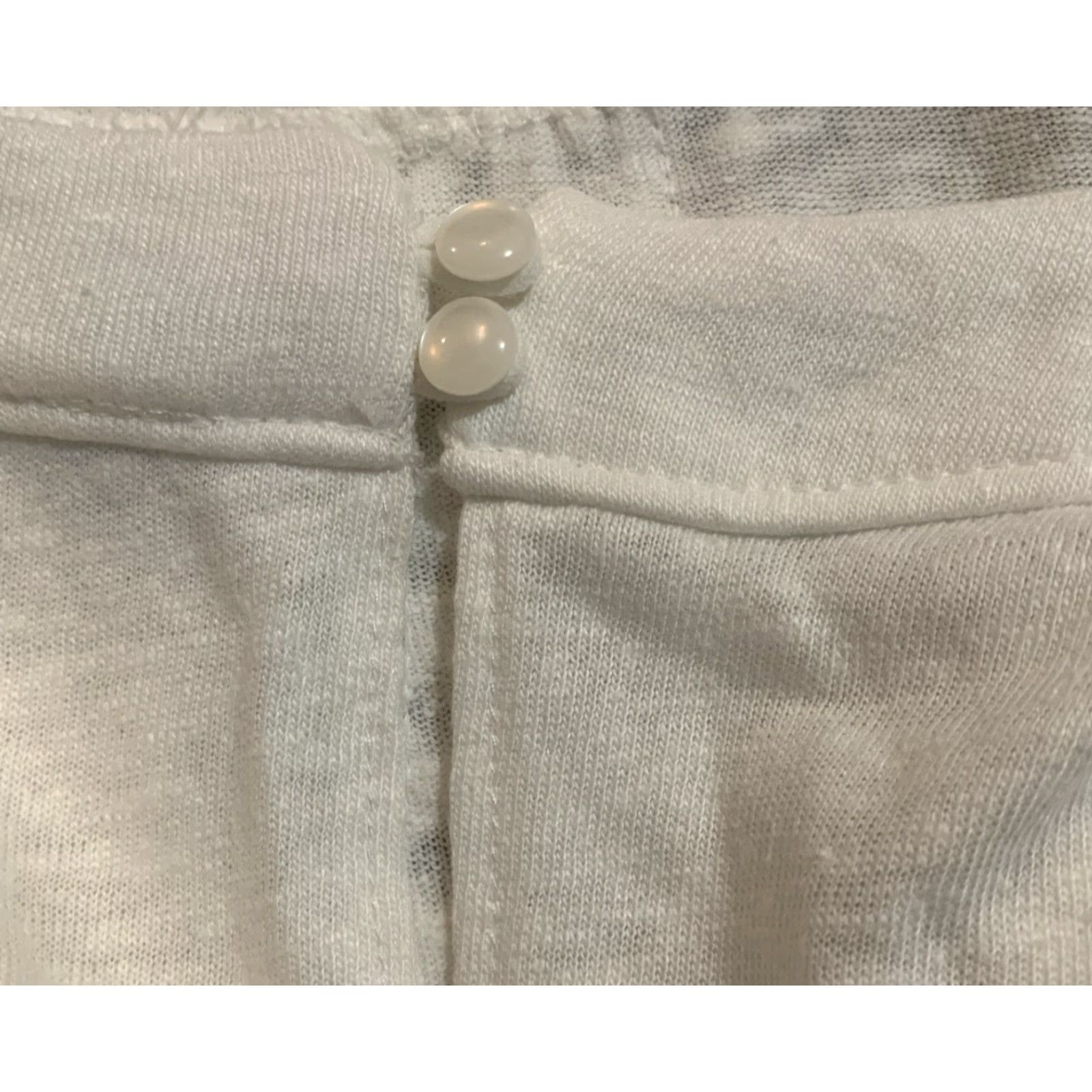 Old Navy NEW Old Navy Linen Tank Top L White NWT 685 Casual Beach Crochet Sleeveless Knit Women Tank Size L / US 10 / IT 46 - 7 Thumbnail