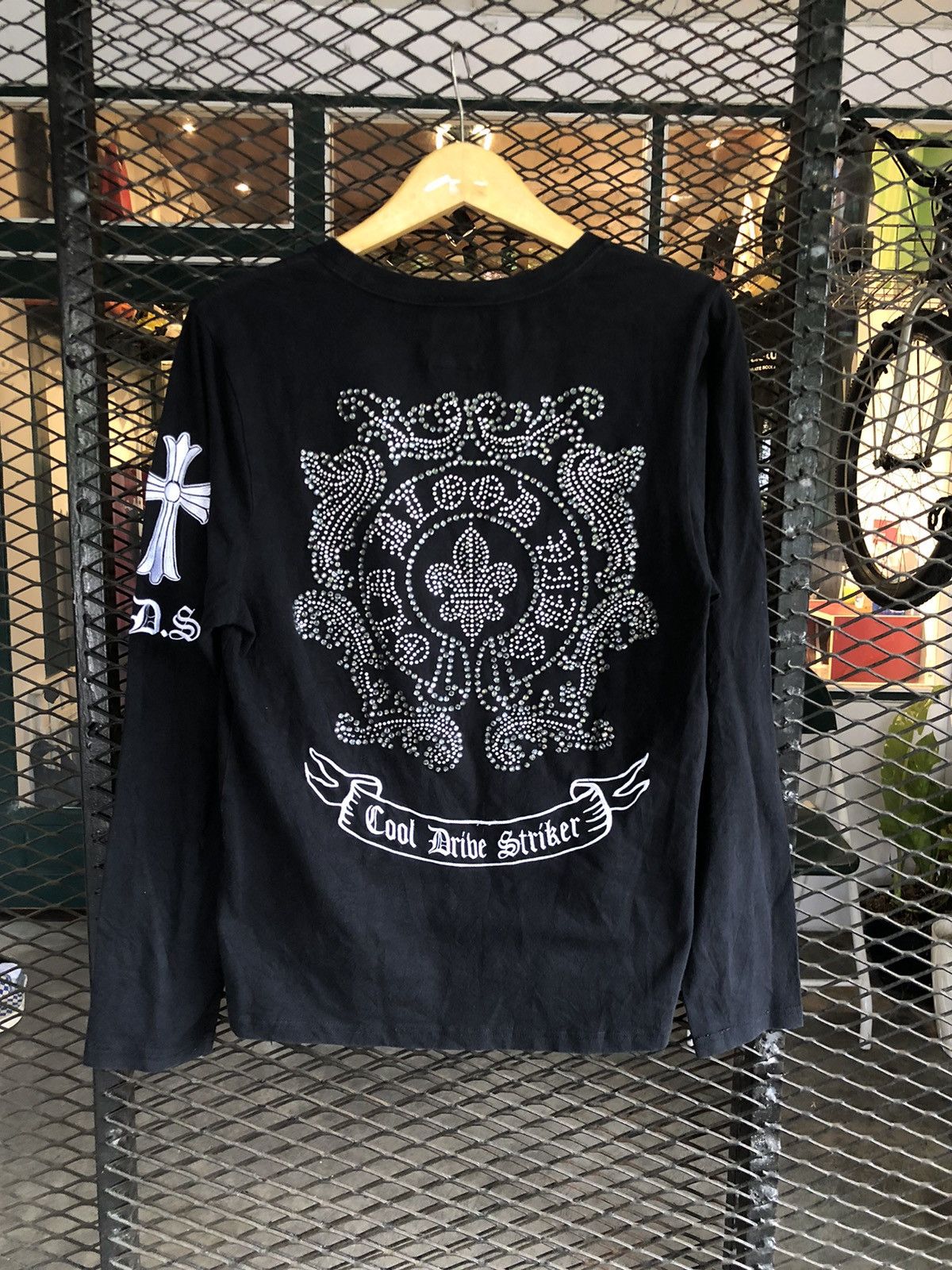 If Six Was Nine × Japanese Brand × Le Grande Bleu (L.G.B.) JAPANESE C.D.S BLACK SENSE LONGSLEEVE CHROME HEART STYLE Size US M / EU 48-50 / 2 - 6 Thumbnail