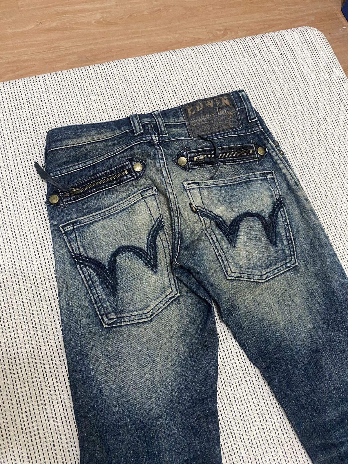 Edwin × Japanese Brand Vtg edwin compeny limited very rare Size US 29 - 4 Thumbnail