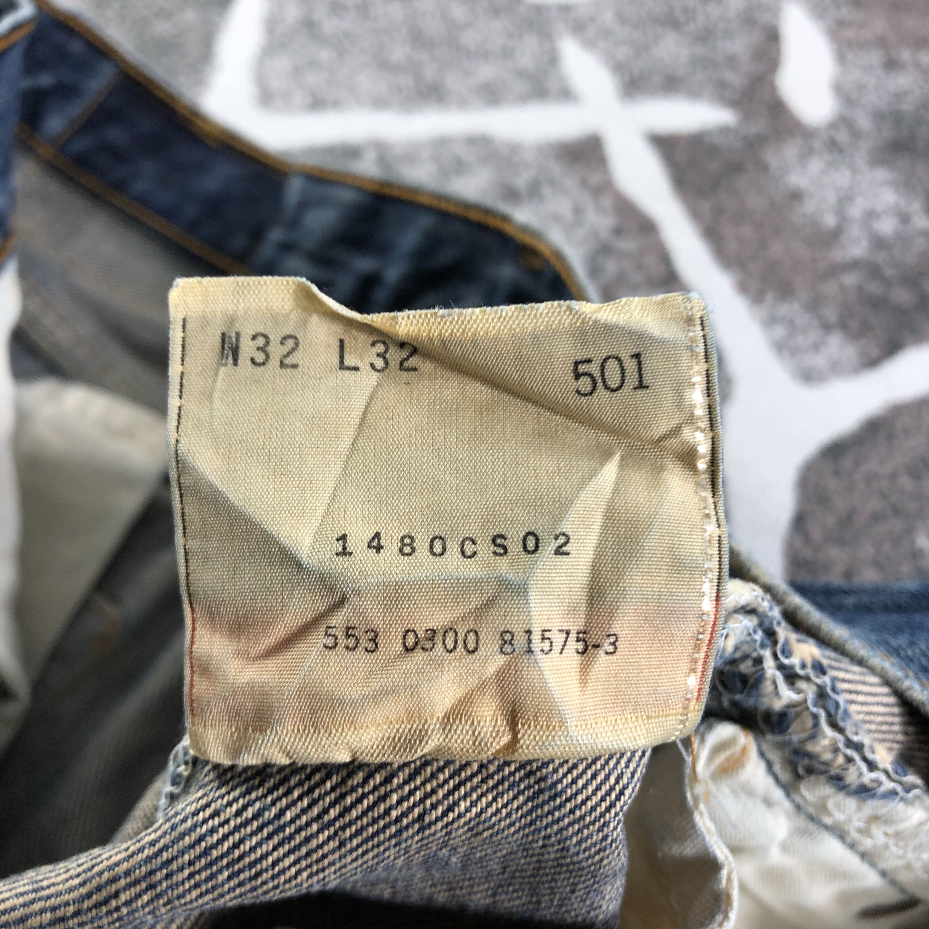 Levi's Vintage Levis 501 Jeans Faded Blue Denim KJ2502 Size US 30 / EU 46 - 11 Thumbnail
